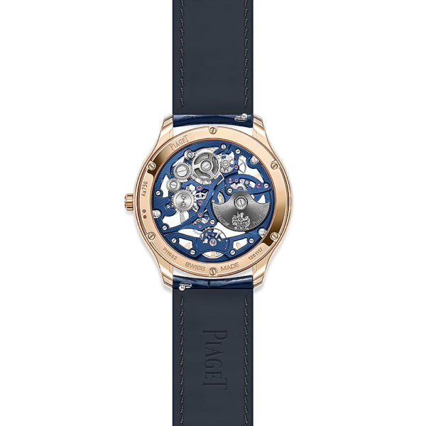 Piaget Polo Skeleton – 42 mm Ouro Rosa  Esqueleto Azul - Image 2